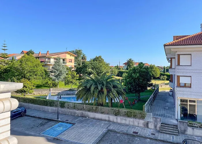 Piscina - Casa Acantilados De Διαμέρισμα Ajo